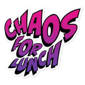 Chaos For Lunch - Boom! Pop Krak! - Sticker
